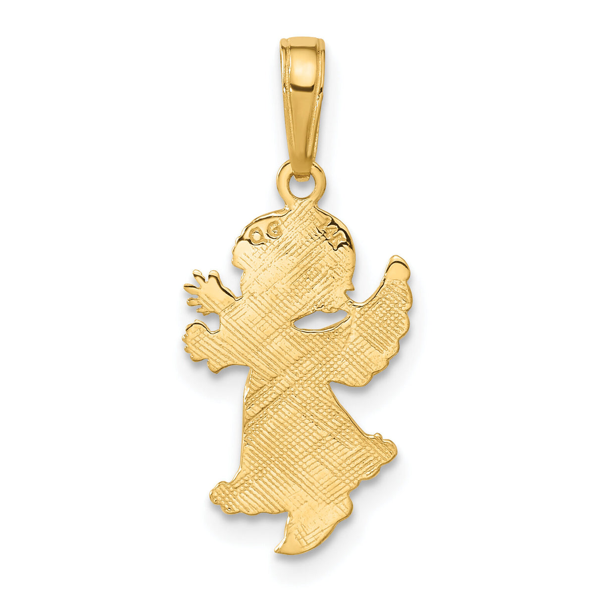 14k Angel Pendant-C3971