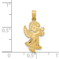 14k Angel Pendant-C3971
