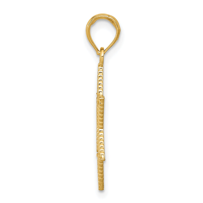 14k Star of David Pendant-C3988