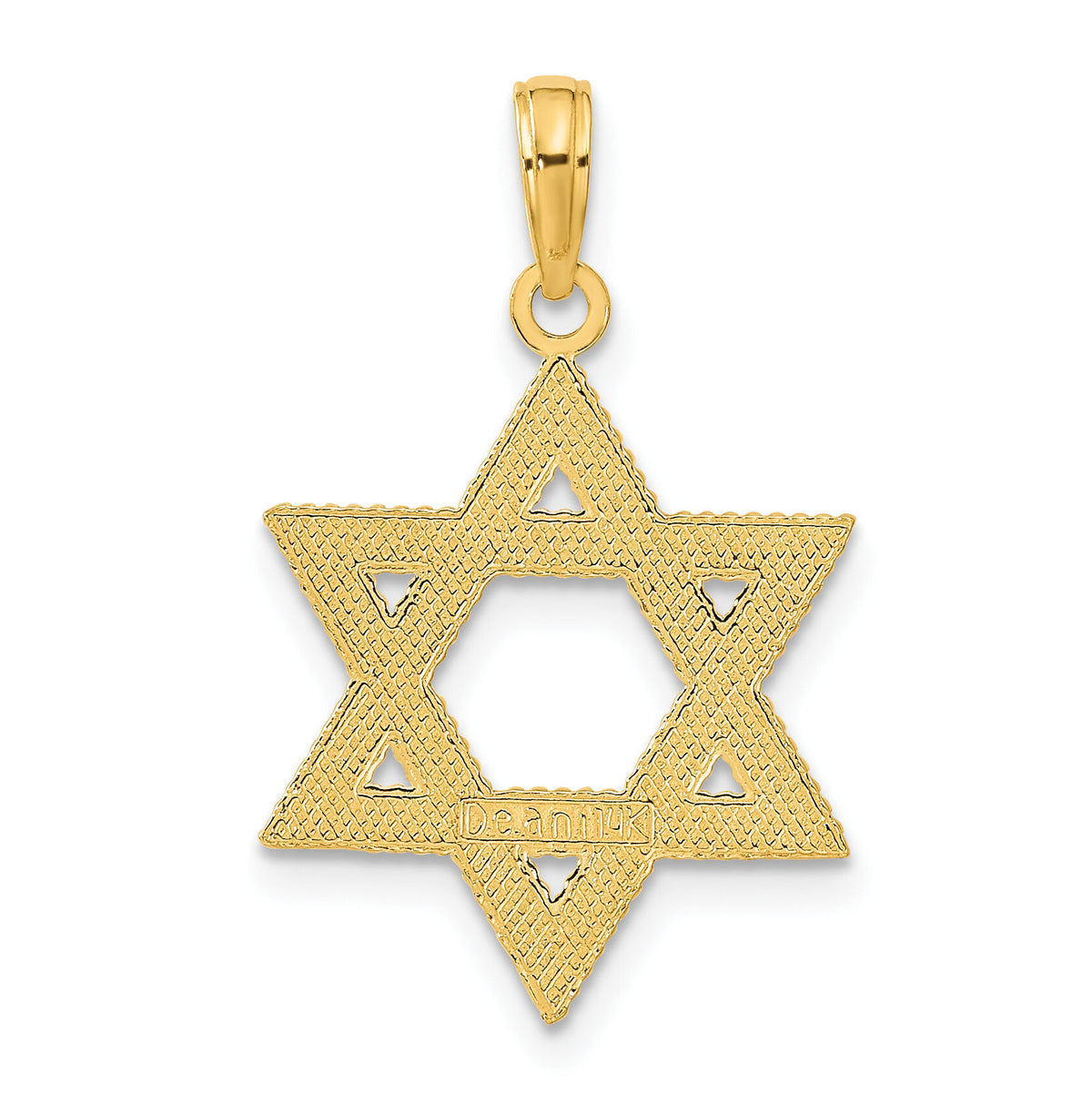 14k Star of David Pendant-C3988