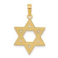 14k Star of David Pendant-C3988