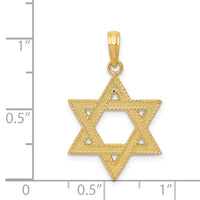 14k Star of David Pendant-C3988