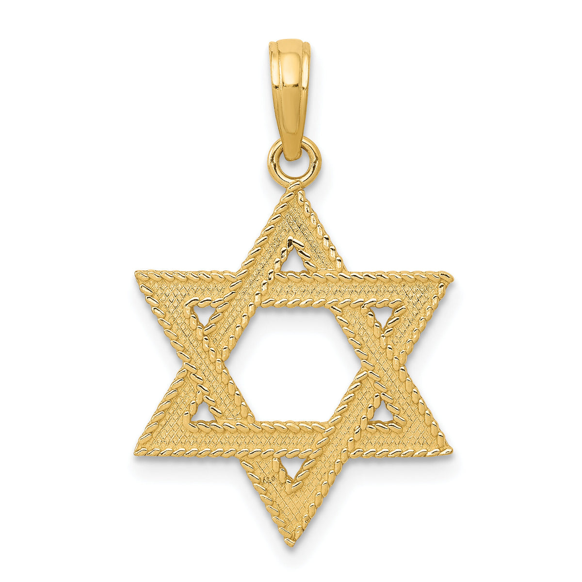 14k Star of David Pendant-C3988