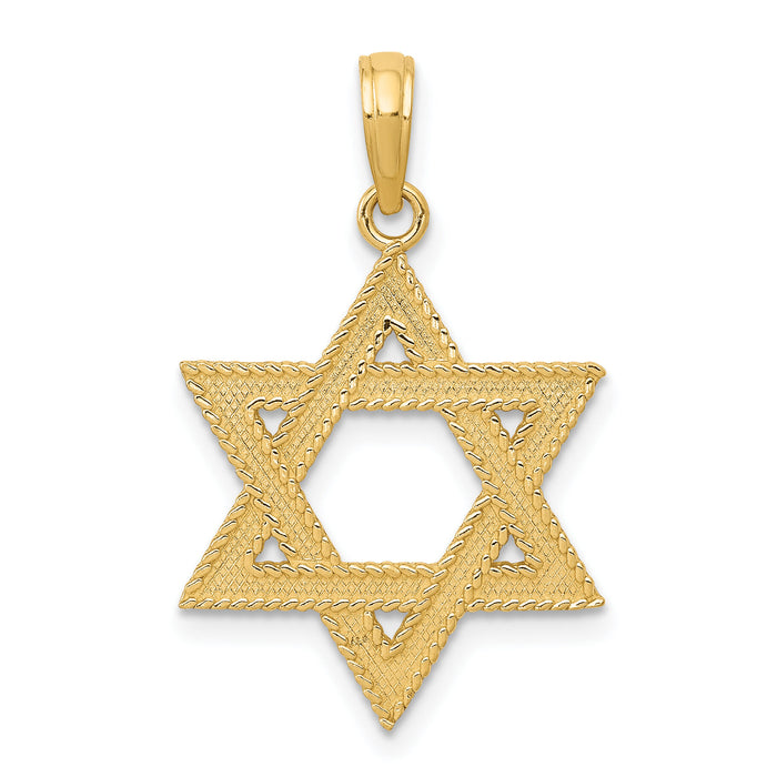 14k Star of David Pendant-C3988