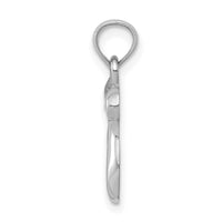 14k White Gold Chai Pendant-C3990W