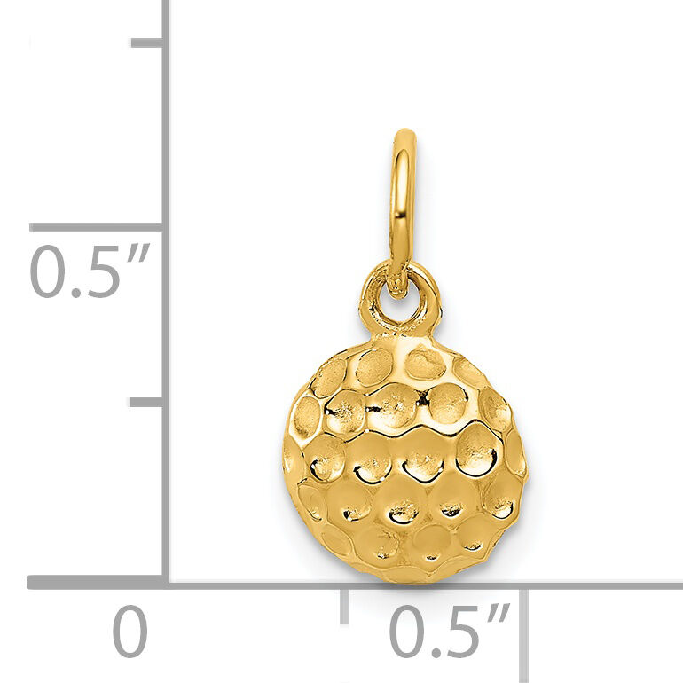 14k Golf Ball Charm-C40
