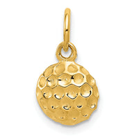 14k Golf Ball Charm-C40