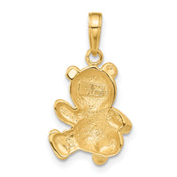 14k Teddy Bear Pendant-C4002