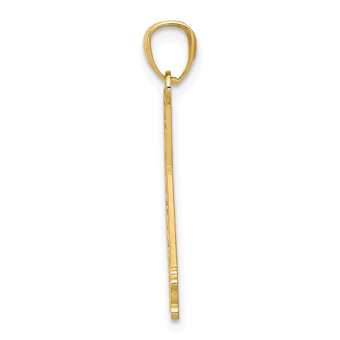 14k CALIFORNIA State Map Pendant-C4032