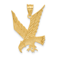14k Diamond-cut Eagle Pendant-C4037