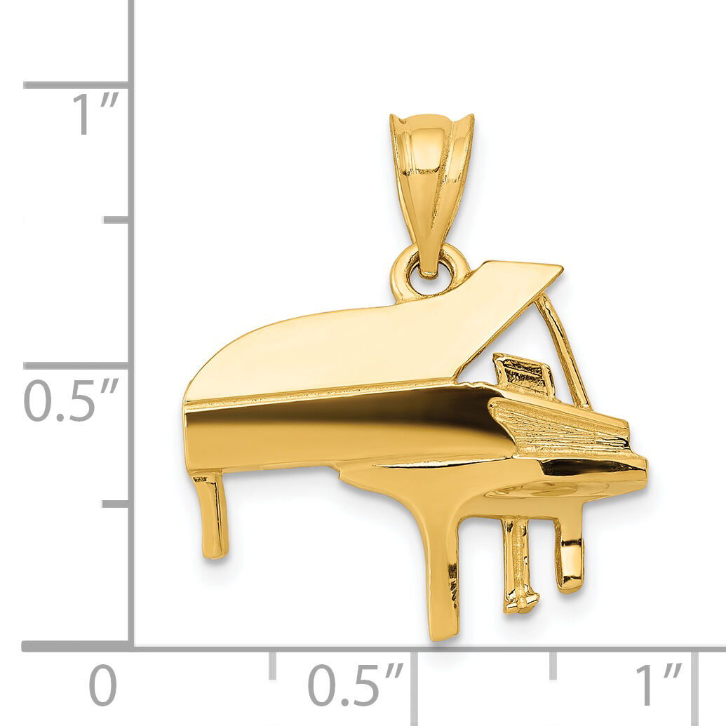 14k Piano Charm-C408