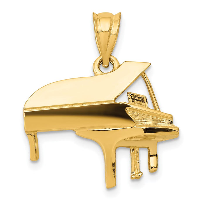 14k Piano Charm-C408