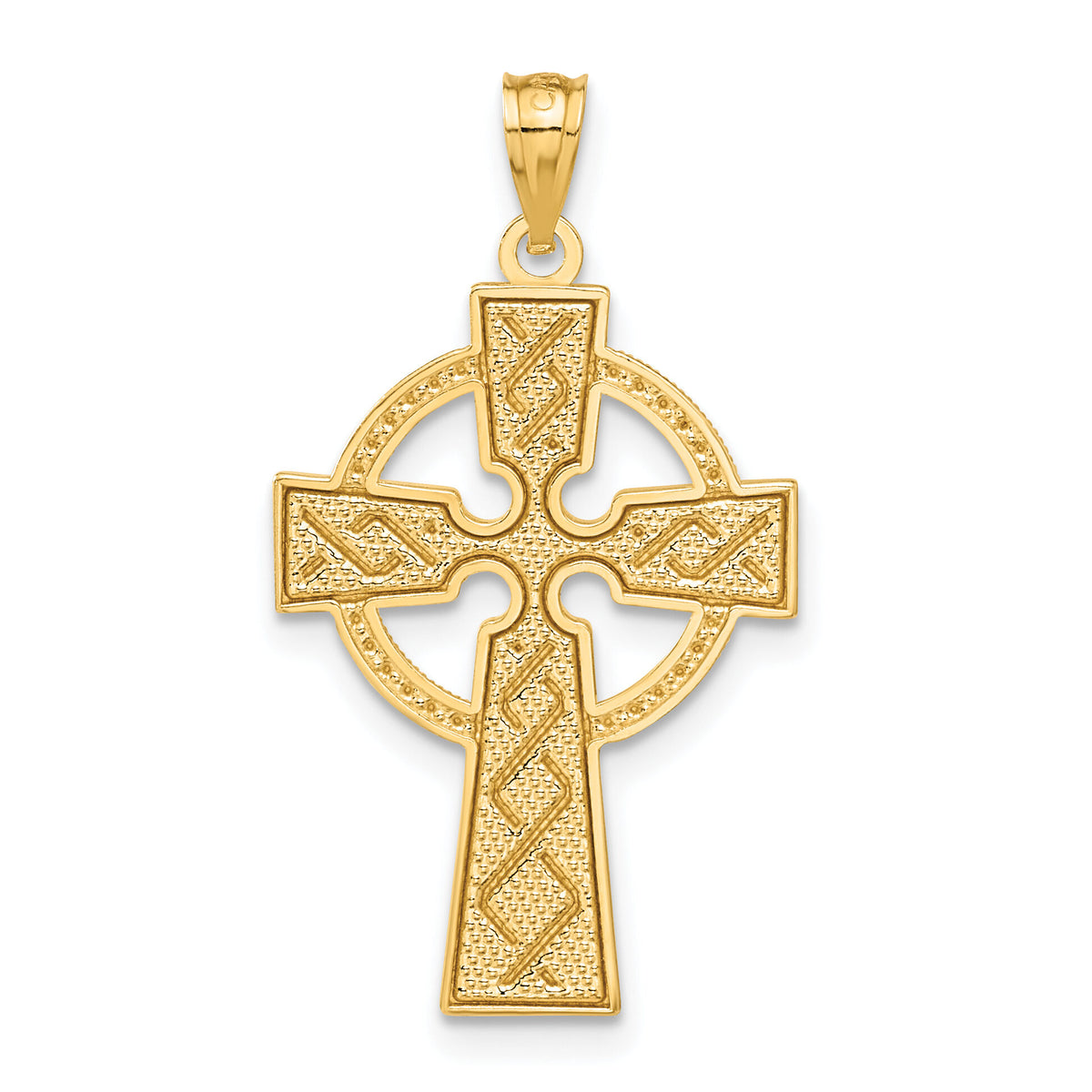 14k Celtic Cross Pendant-C4101