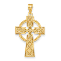 14k Celtic Cross Pendant-C4101