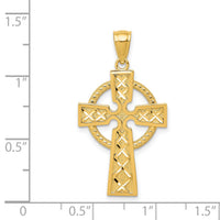14k Celtic Cross Pendant-C4101