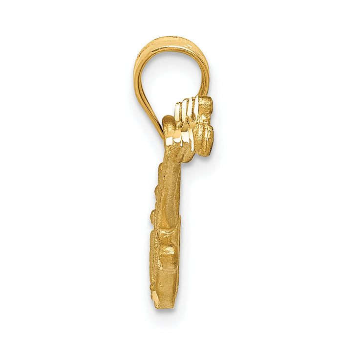 14k 3D Guitar Charm-C413