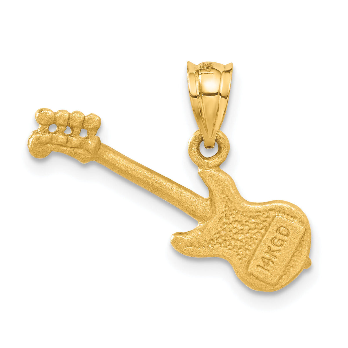 14k 3D Guitar Charm-C413