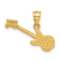 14k 3D Guitar Charm-C413