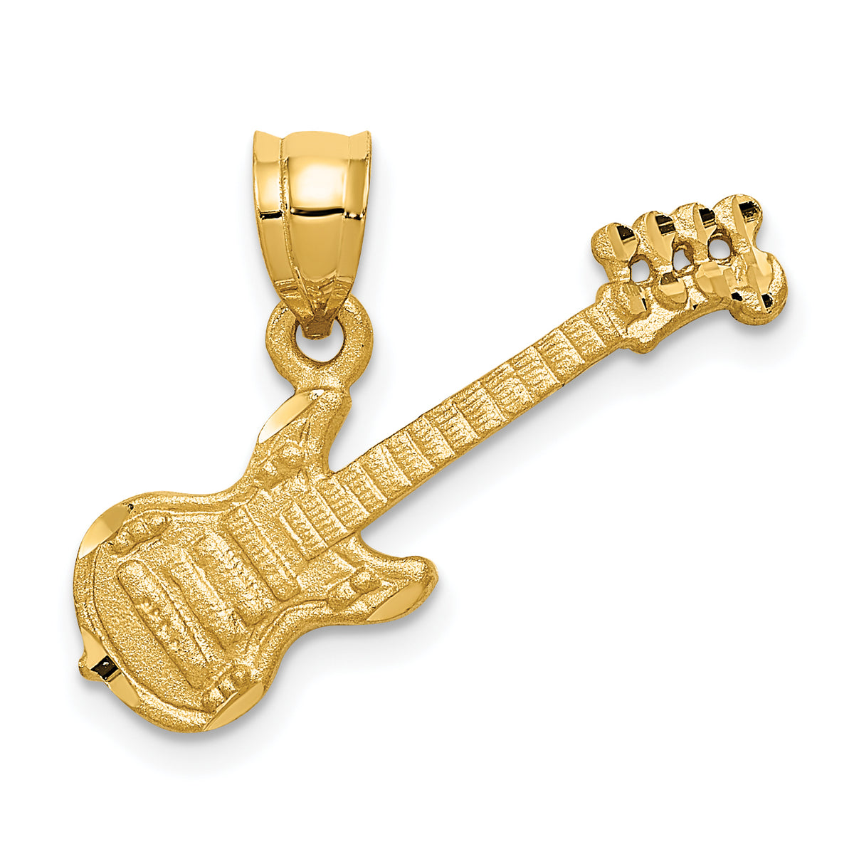 14k 3D Guitar Charm-C413