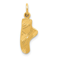 14k Ballet Slipper Charm-C420