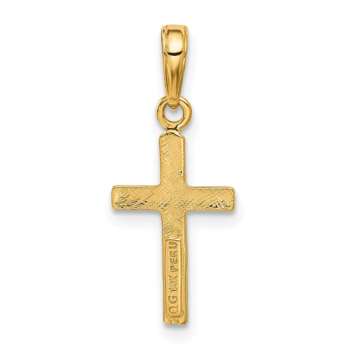 14K Cross Pendant-C4227
