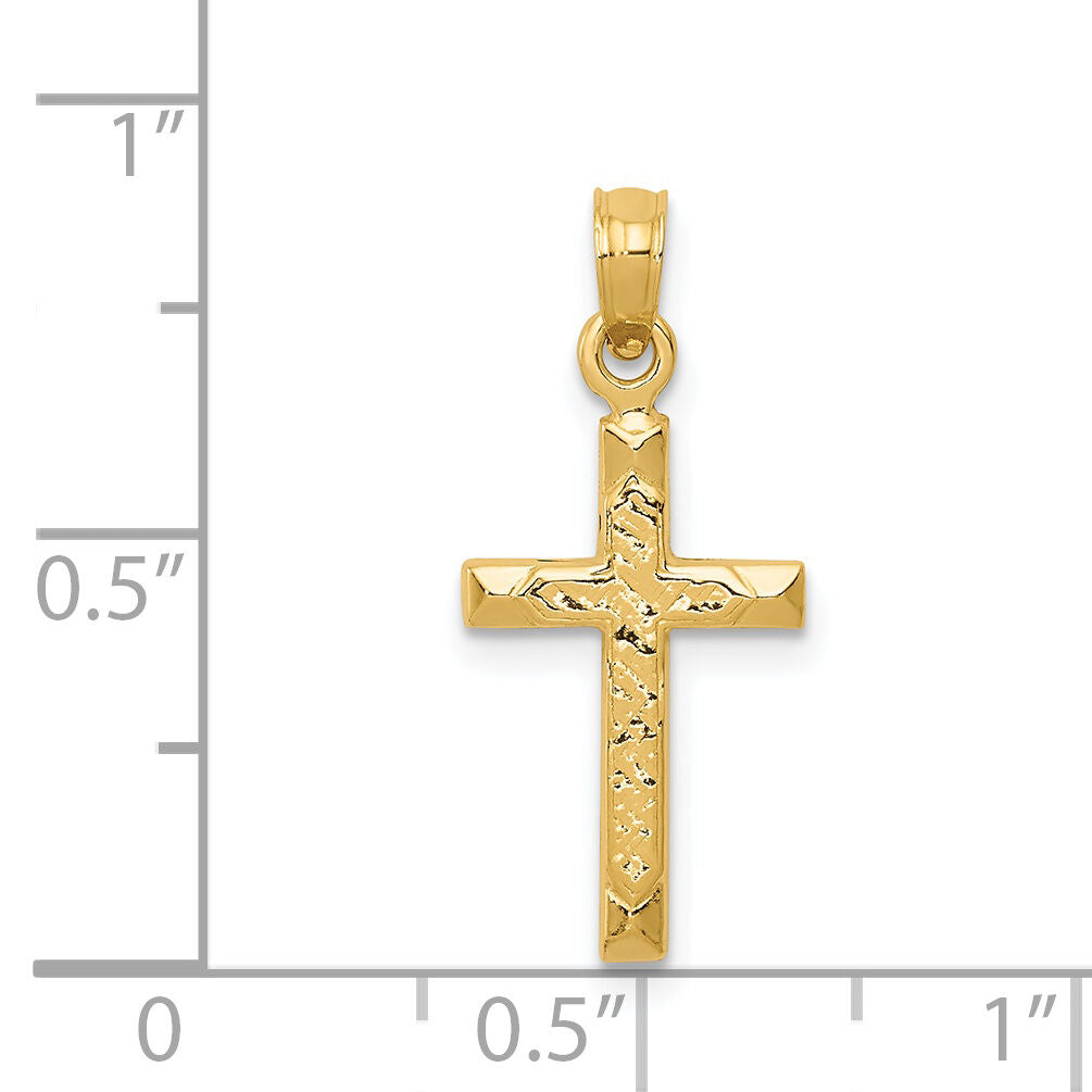 14K Cross Pendant-C4227