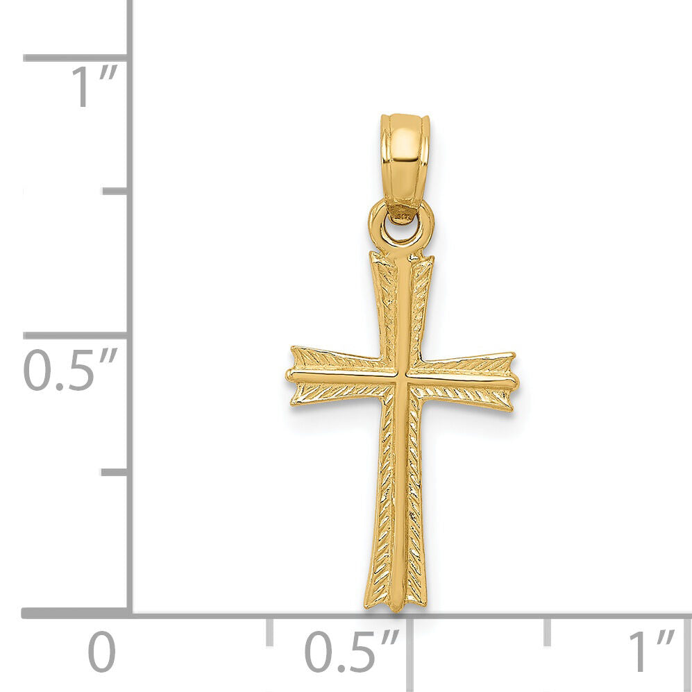 14K Cross Pendant-C4229