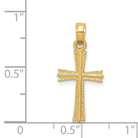 14K Cross Pendant-C4229