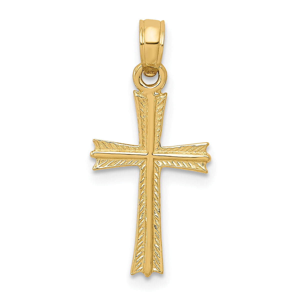 14K Cross Pendant-C4229