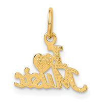 14K I HEART MUSIC Charm-C423