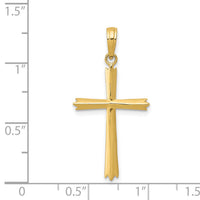 14k Cross Pendant-C4237