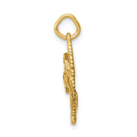 14k Comb and Scissors Charm-C425