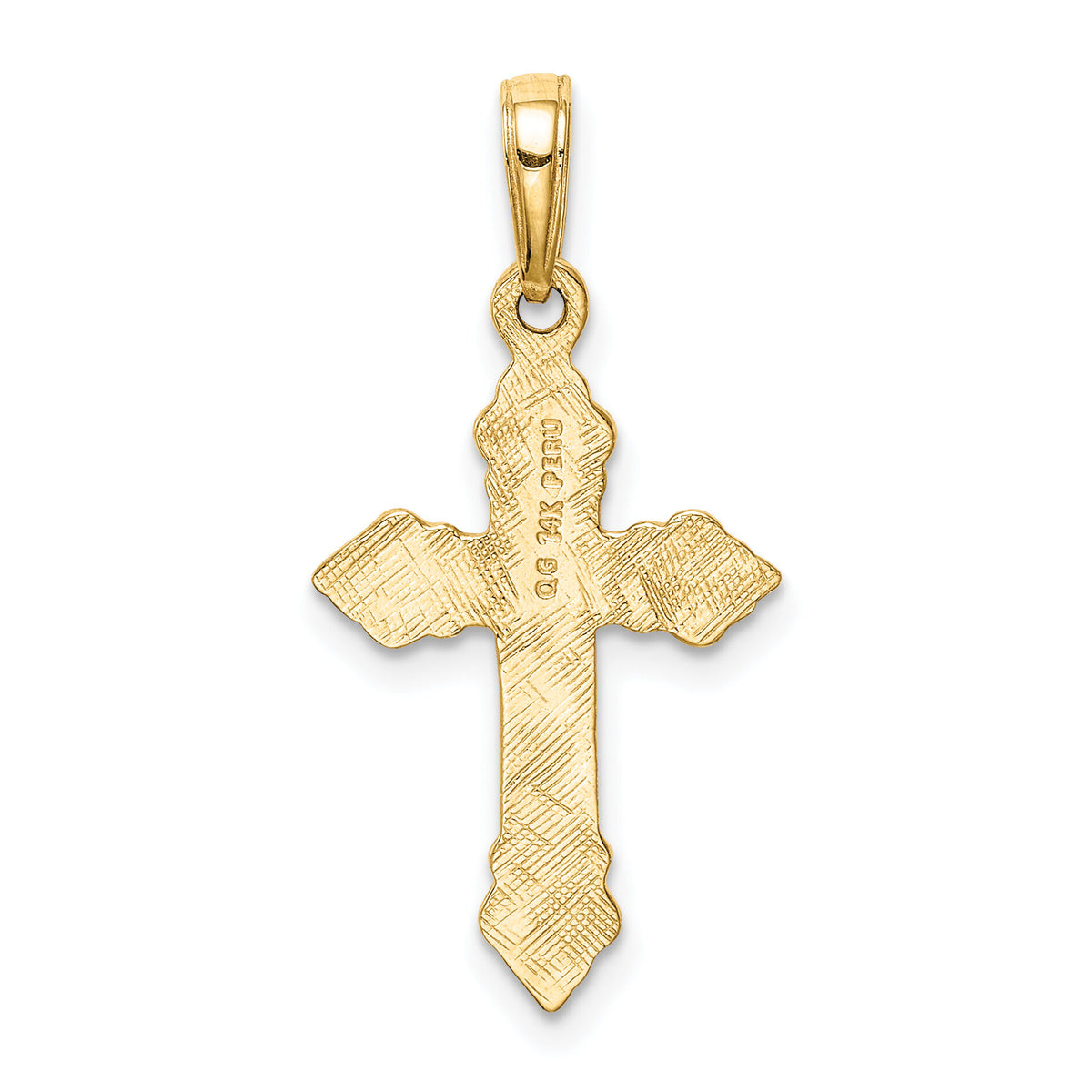 14K Cross Pendant-C4278