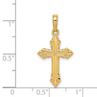 14K Cross Pendant-C4278