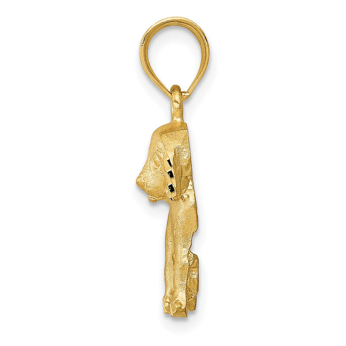 14k Dog Charm-C43