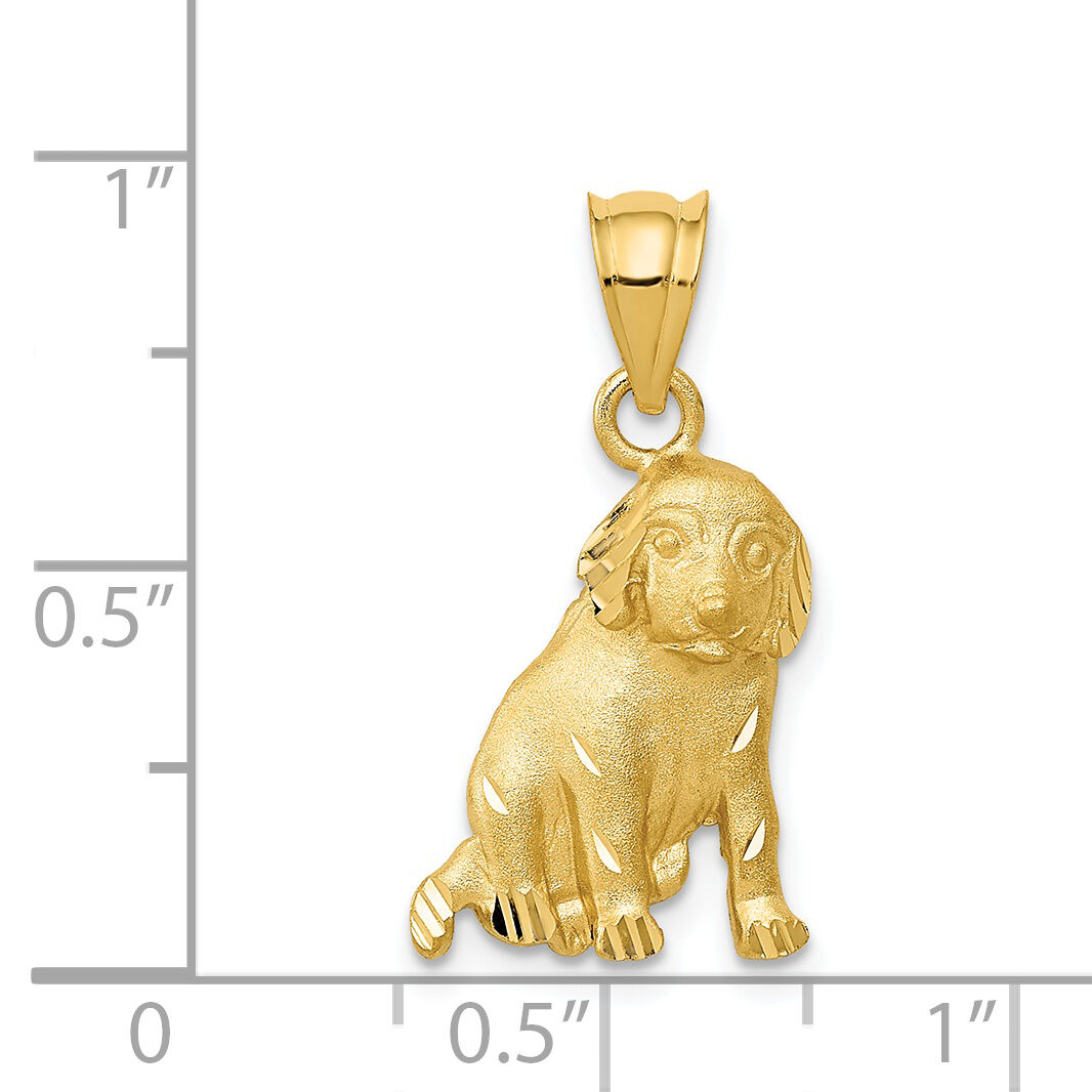 14k Dog Charm-C43