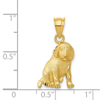 14k Dog Charm-C43