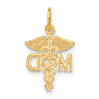 14k M.D. Caduceus Charm-C430