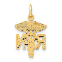 14k RN Nurse Charm-C432