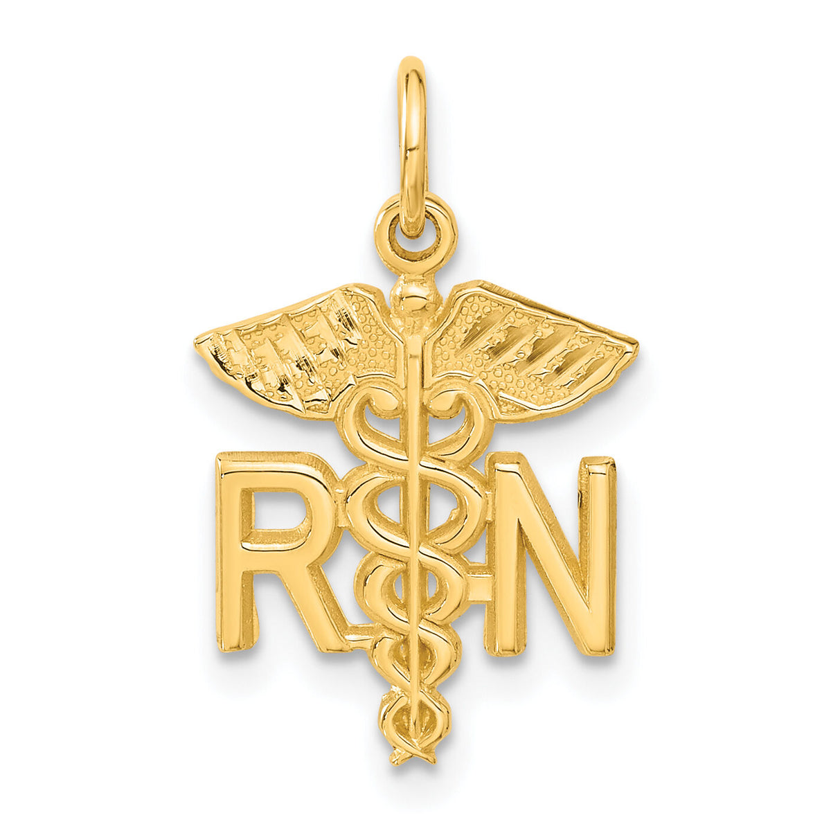 14k RN Nurse Charm-C432