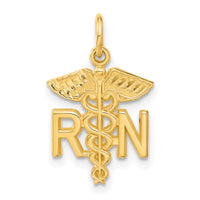 14k RN Nurse Charm-C432