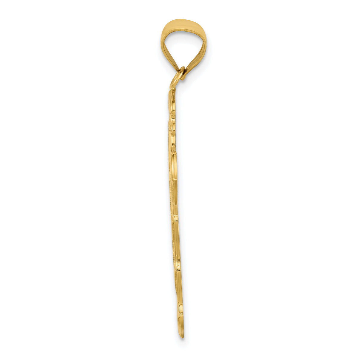 14k Passion Cross Pendant-C4331