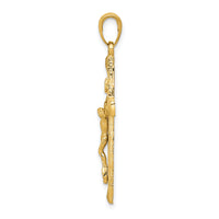 14K Crucifix Pendant-C4339