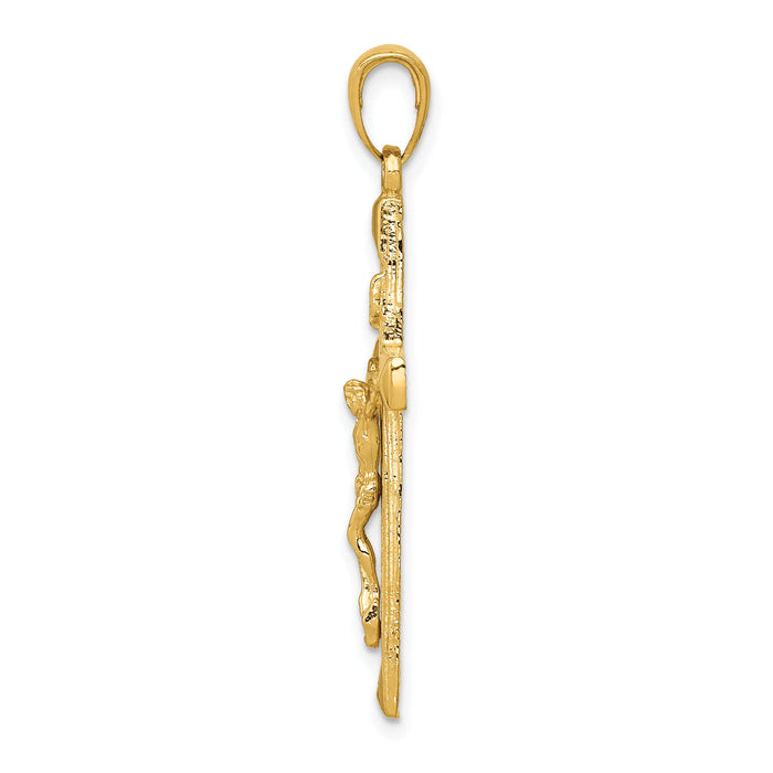 14K Crucifix Pendant-C4339