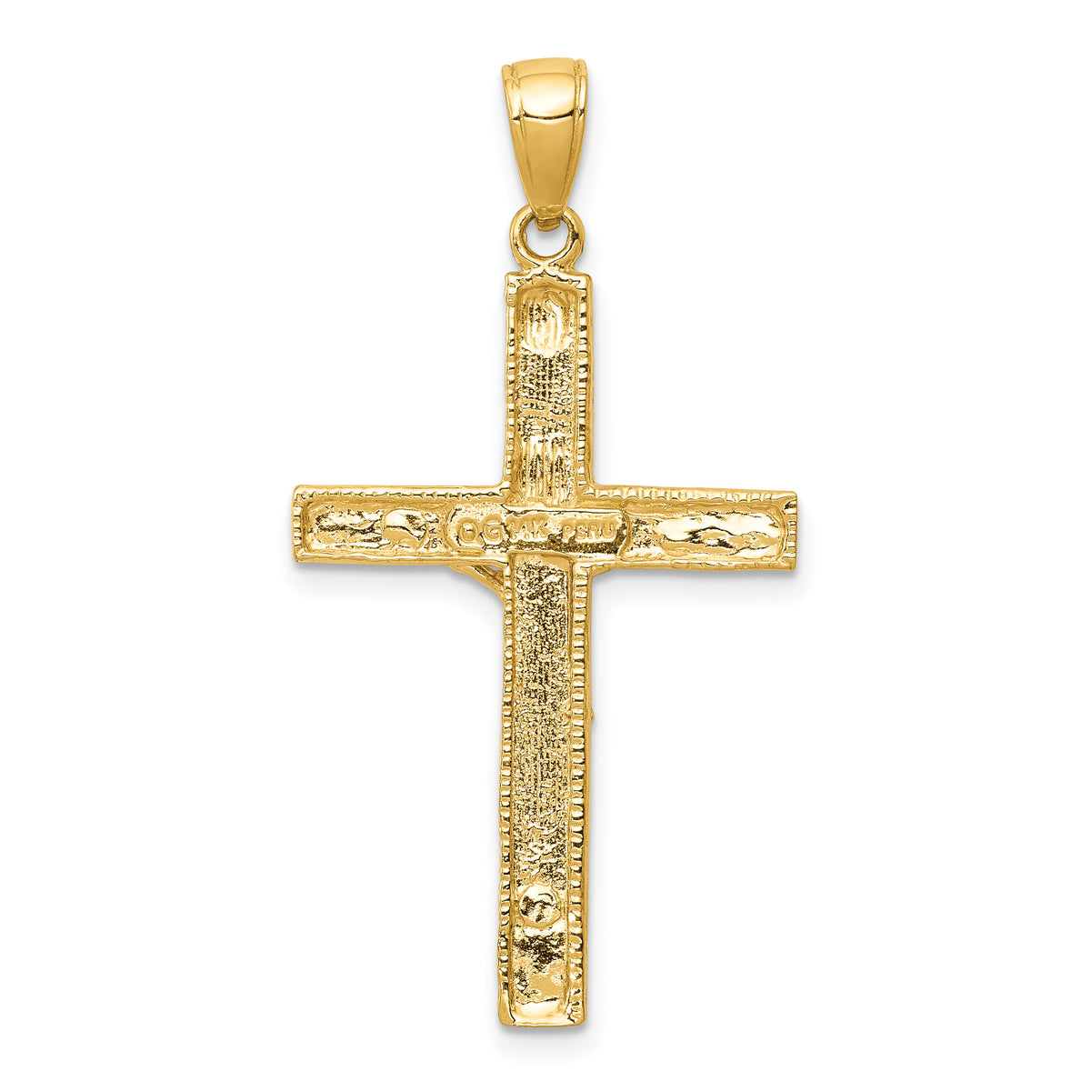 14K Crucifix Pendant-C4339