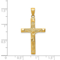 14K Crucifix Pendant-C4339