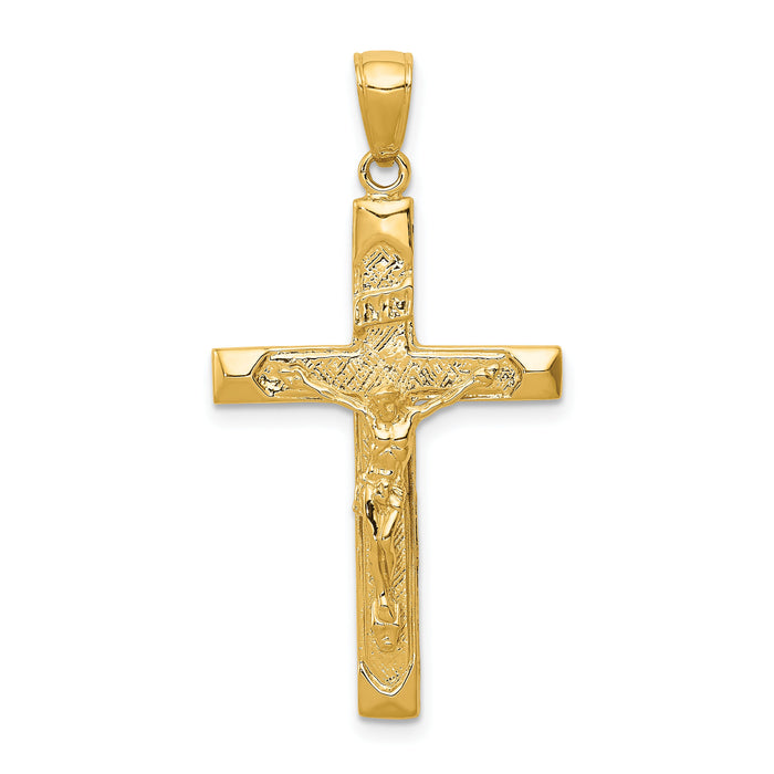 14K Crucifix Pendant-C4339
