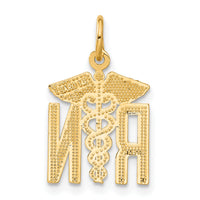 14k RN Nurse Charm-C435