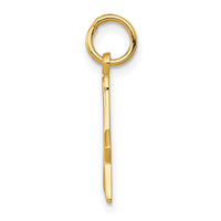 14k Polished and Textured Masonic Symbol Charm-C436