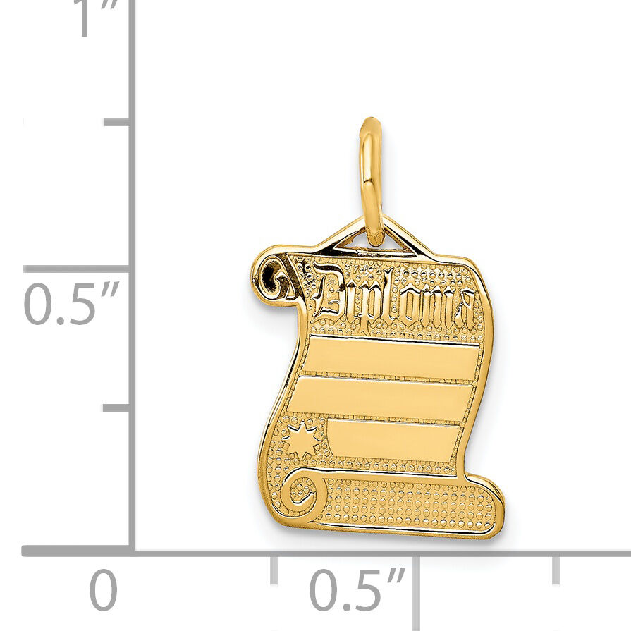 14k DIPLOMA Charm-C437